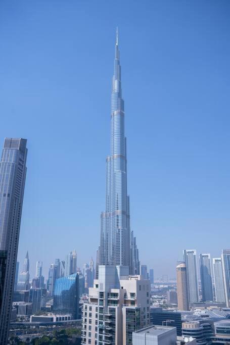 Luxury Burj Khalifa View - Mins Walking Dubai Mall Apartment Exterior foto